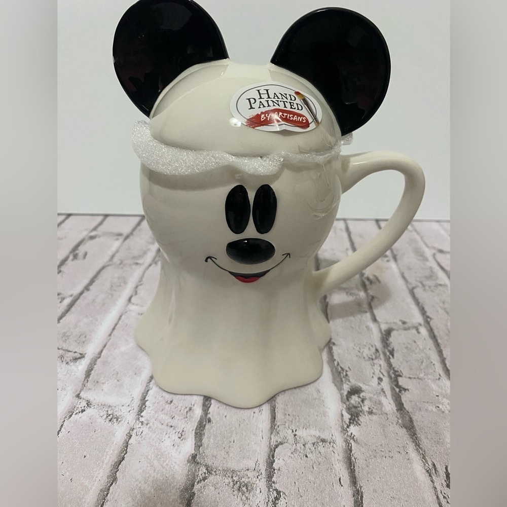Disney Mickey Ghost Halloween Mug Ceramic New